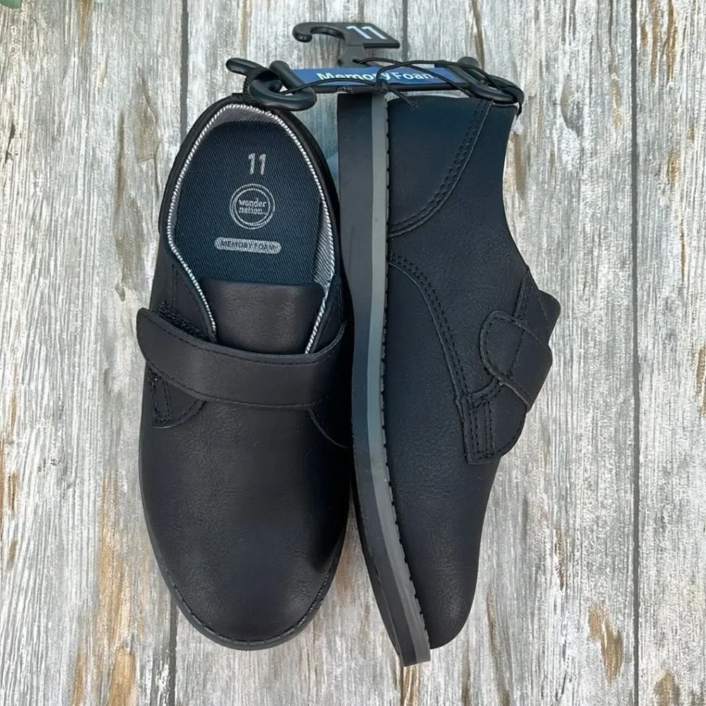 Toddler Boys Black Oxford Dress Shoes Size 11